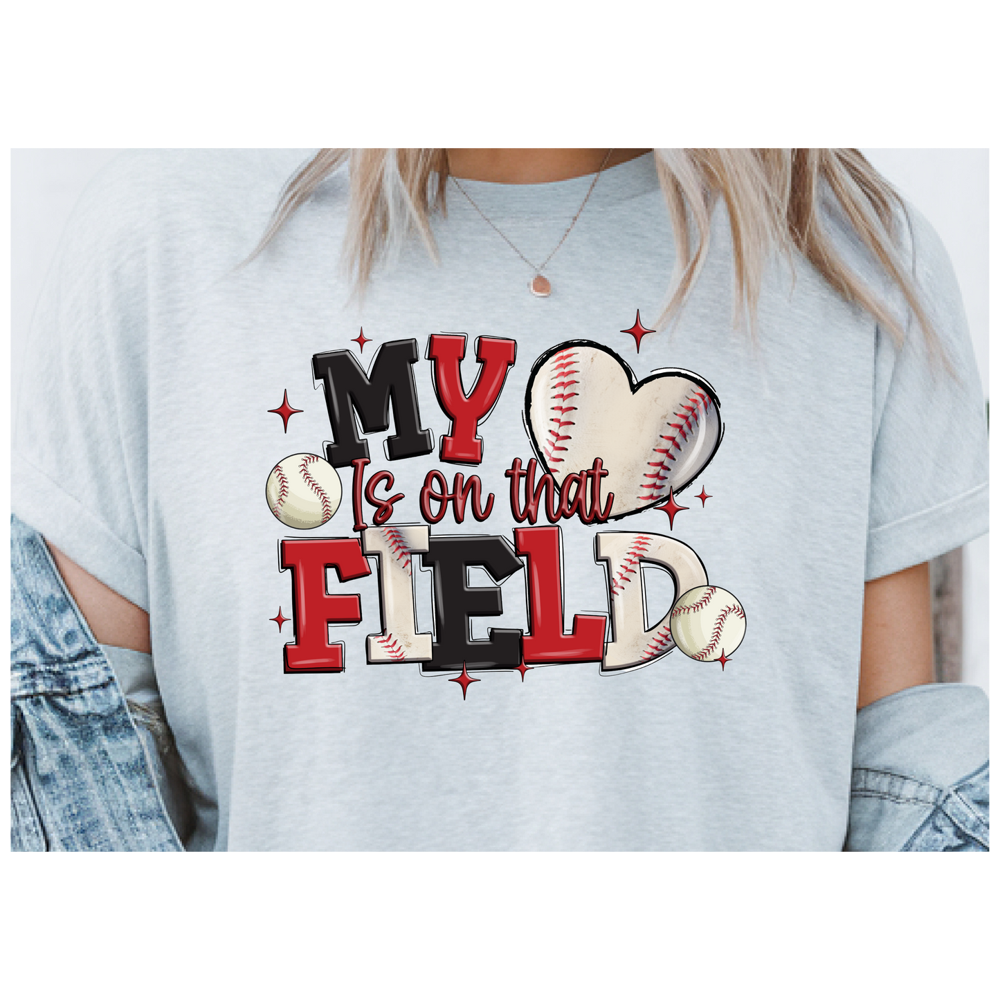 🧢⚾ My Heart is on That Field Tee ⚾🧢