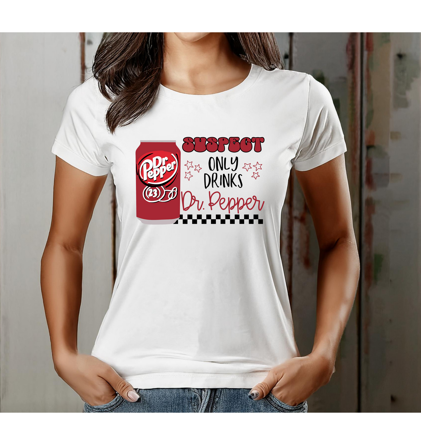 Suspect’s Dr Pepper Crime Tee 👮♂️🥤✨