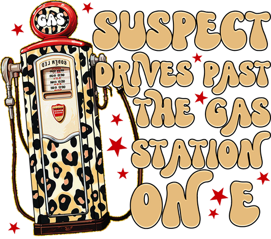Suspect Drives On E - DTF Transfer