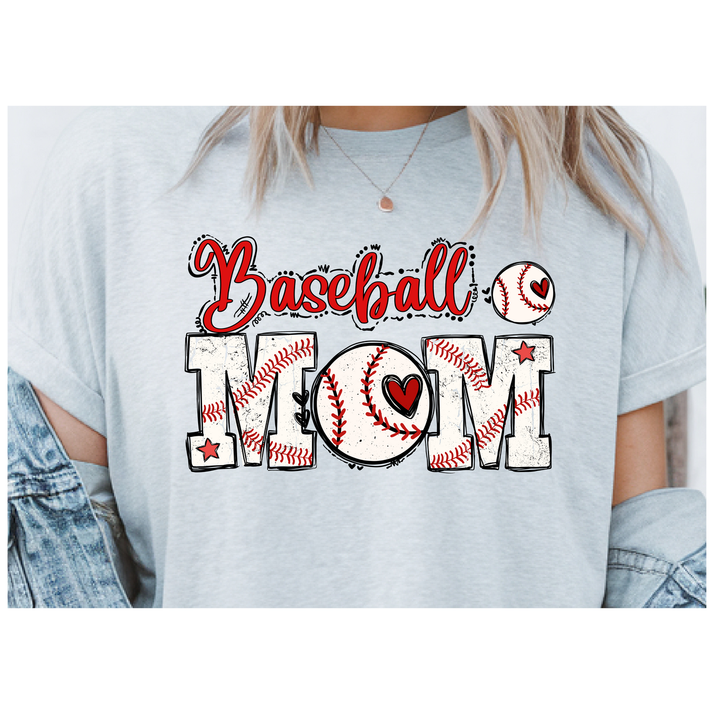 ⚾ Baseball Mom Tee – Game Day Ready! ❤️