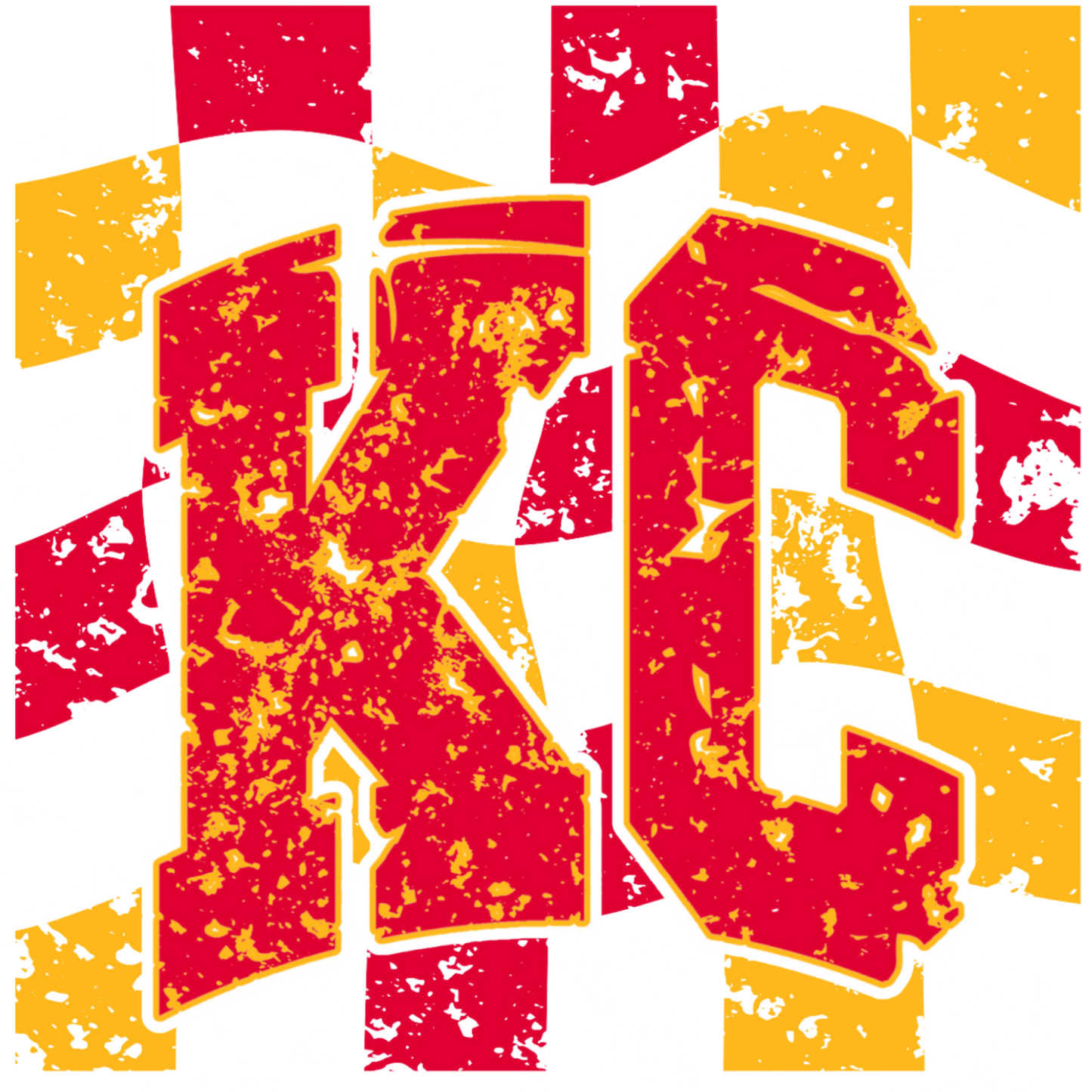KC Checkered - DTF Transfer