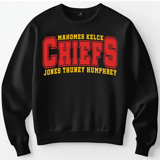 🏈 Game Day Legends Sweatshirt 🔥 Football Fan Crewneck – Red & Gold Spirit Gear