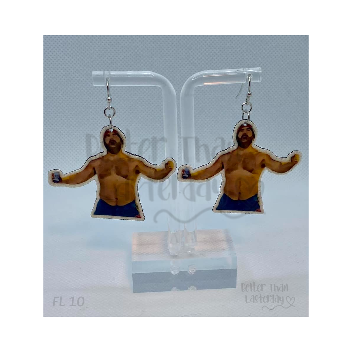 ✨ Beer Cheers Faux Leather Earrings 🍻🎉