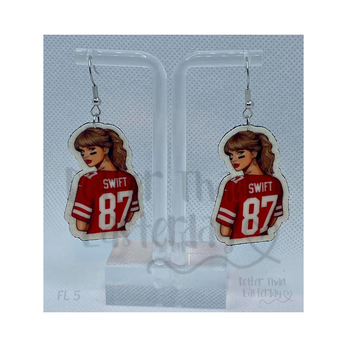 ✨ Football-Inspired Faux Leather Earrings 🏈💃