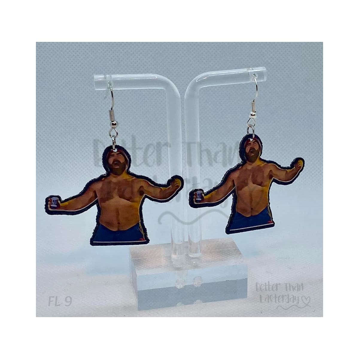 ✨ Beer Cheers Faux Leather Earrings 🍻🎉