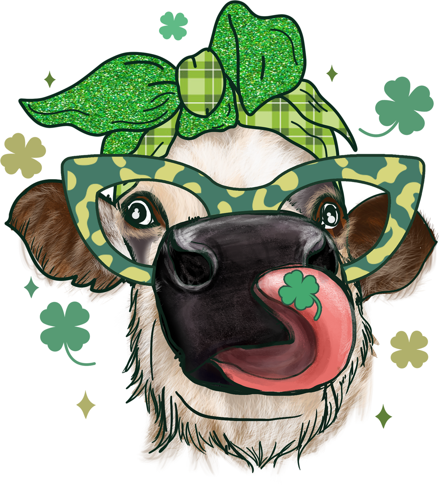 Lucky Highland Cow