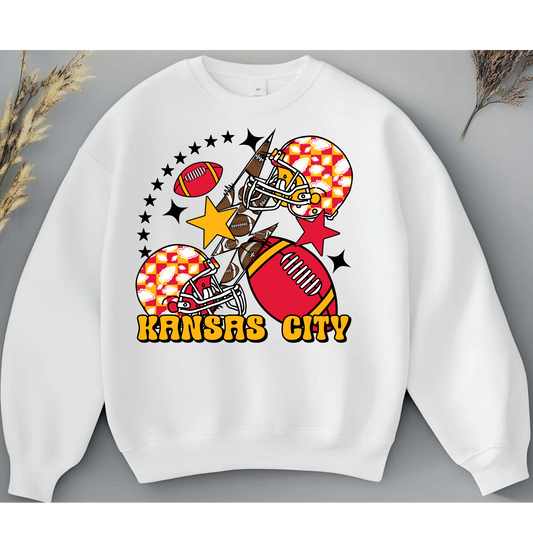 🏈 Kansas City Football Sweatshirt - Game Day Vibes on Point! 🎉🔥