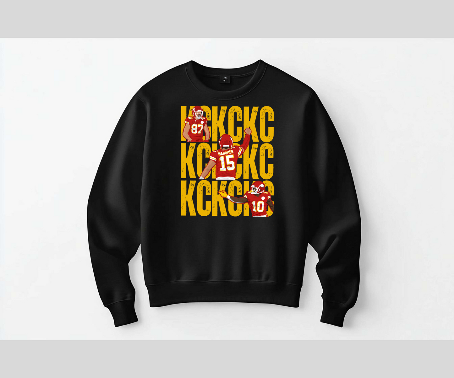 KC Stacked, Yellow - DTF Transfer