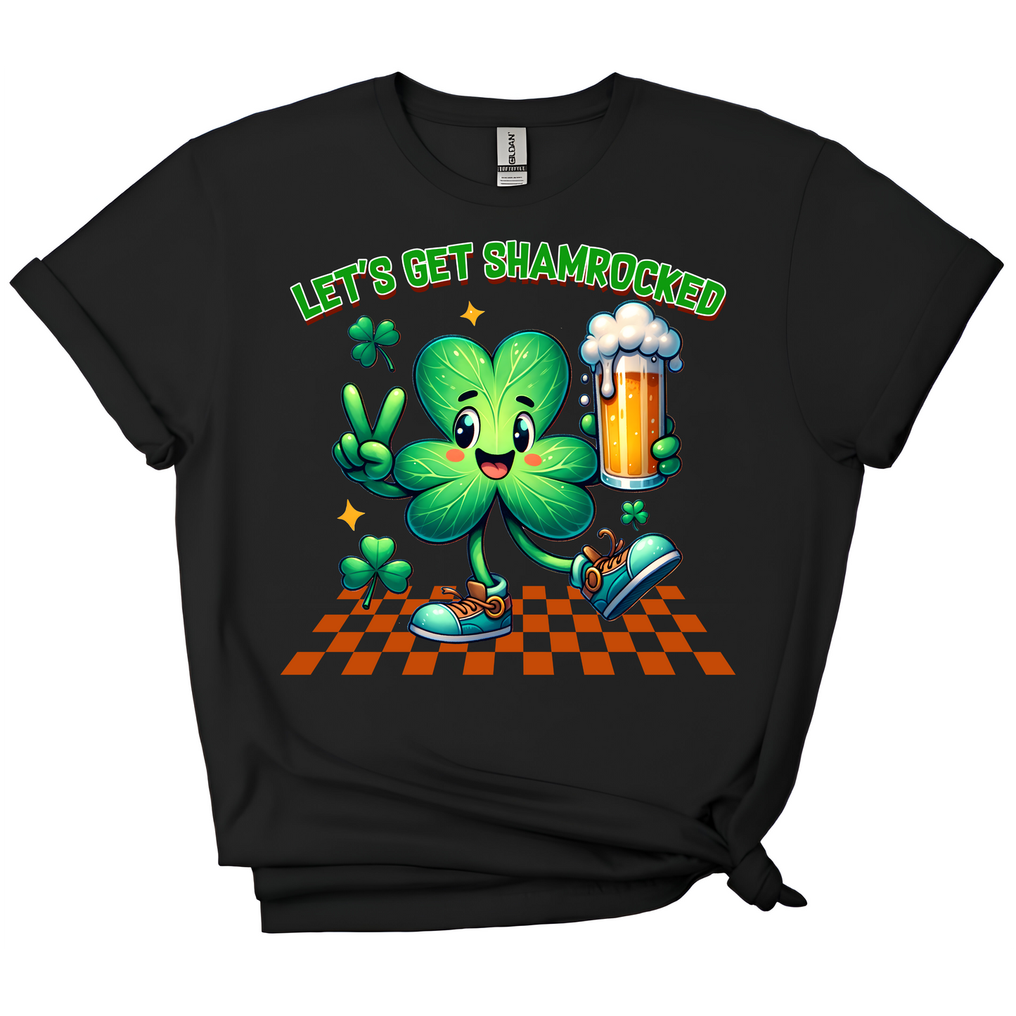 🍀 Let's Get Shamrocked Tee – Cheers to Shenanigans! 🍻