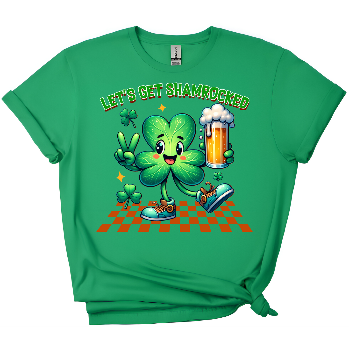 🍀 Let's Get Shamrocked Tee – Cheers to Shenanigans! 🍻