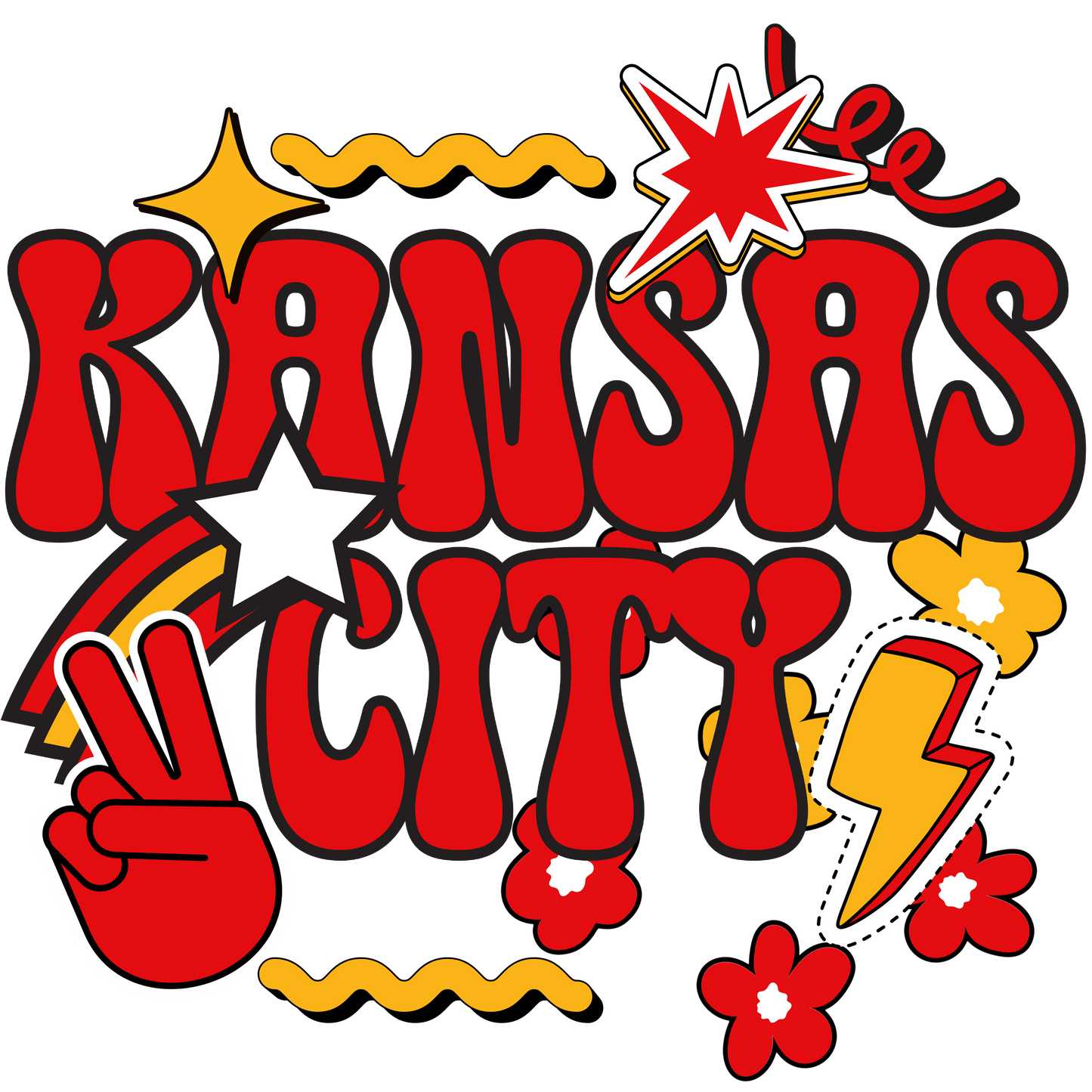 Retro Kansas City - DTF Transfer