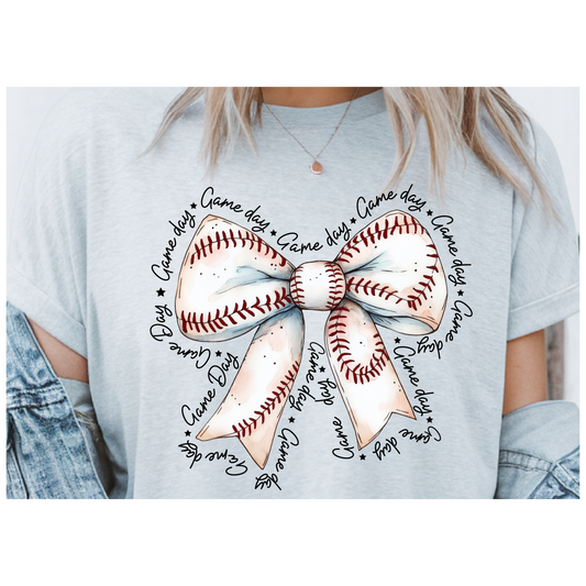 ✨Coquette Baseball Game Day Tee✨