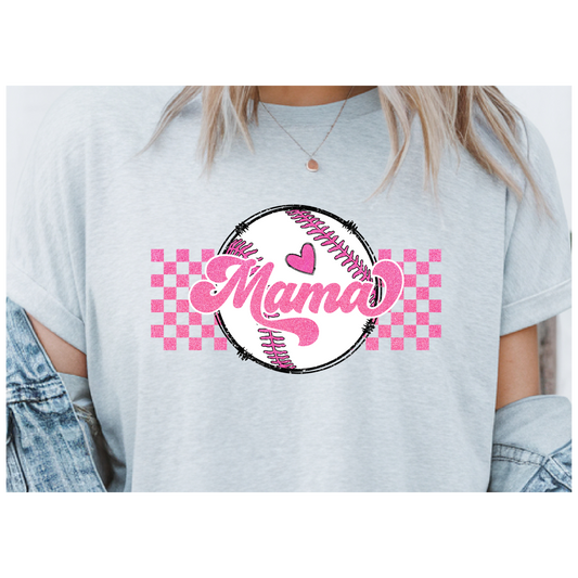 ✨ Pink Baseball Mama Tee ⚾💖